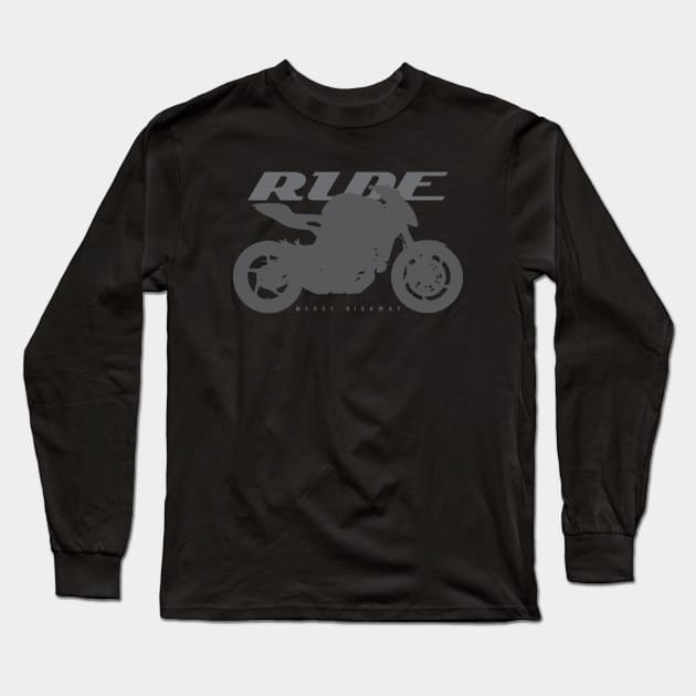 Ride brutale 800 Long Sleeve T-Shirt by MessyHighway
